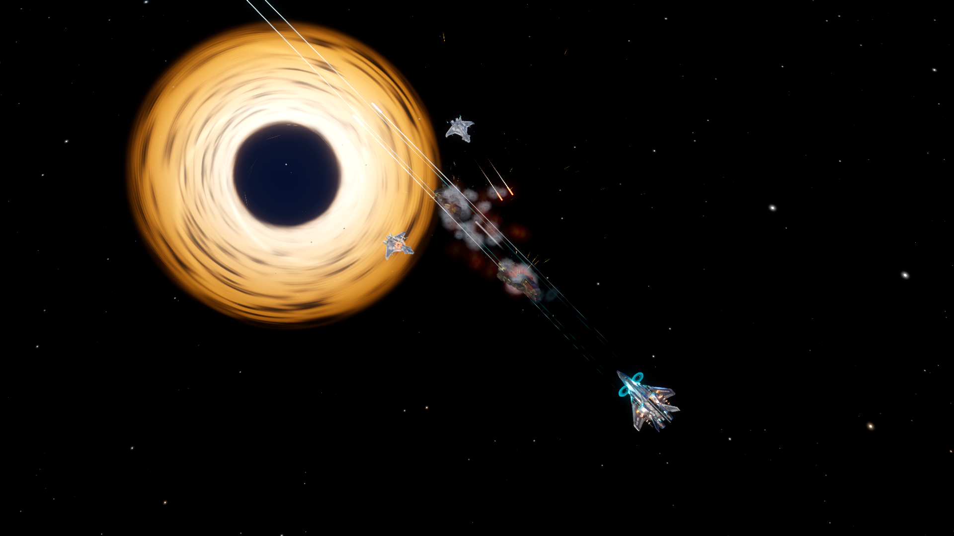 Stormhawk at the wormhole in Subspace Horizon